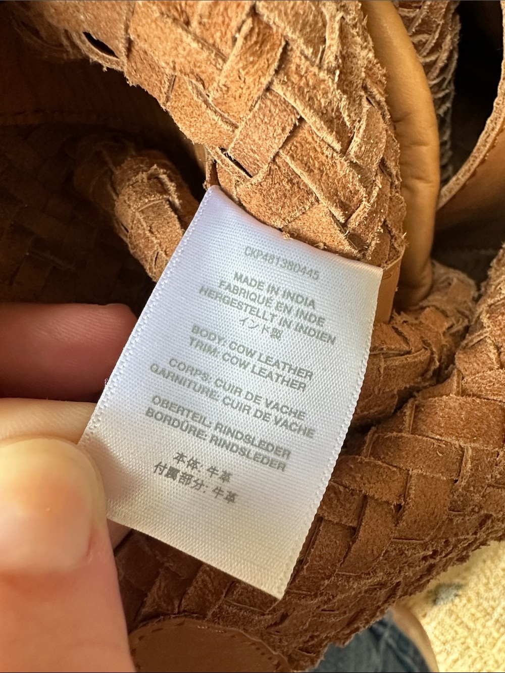 Madewell Woven Leather Tote in Brown - Picture 8 of 8